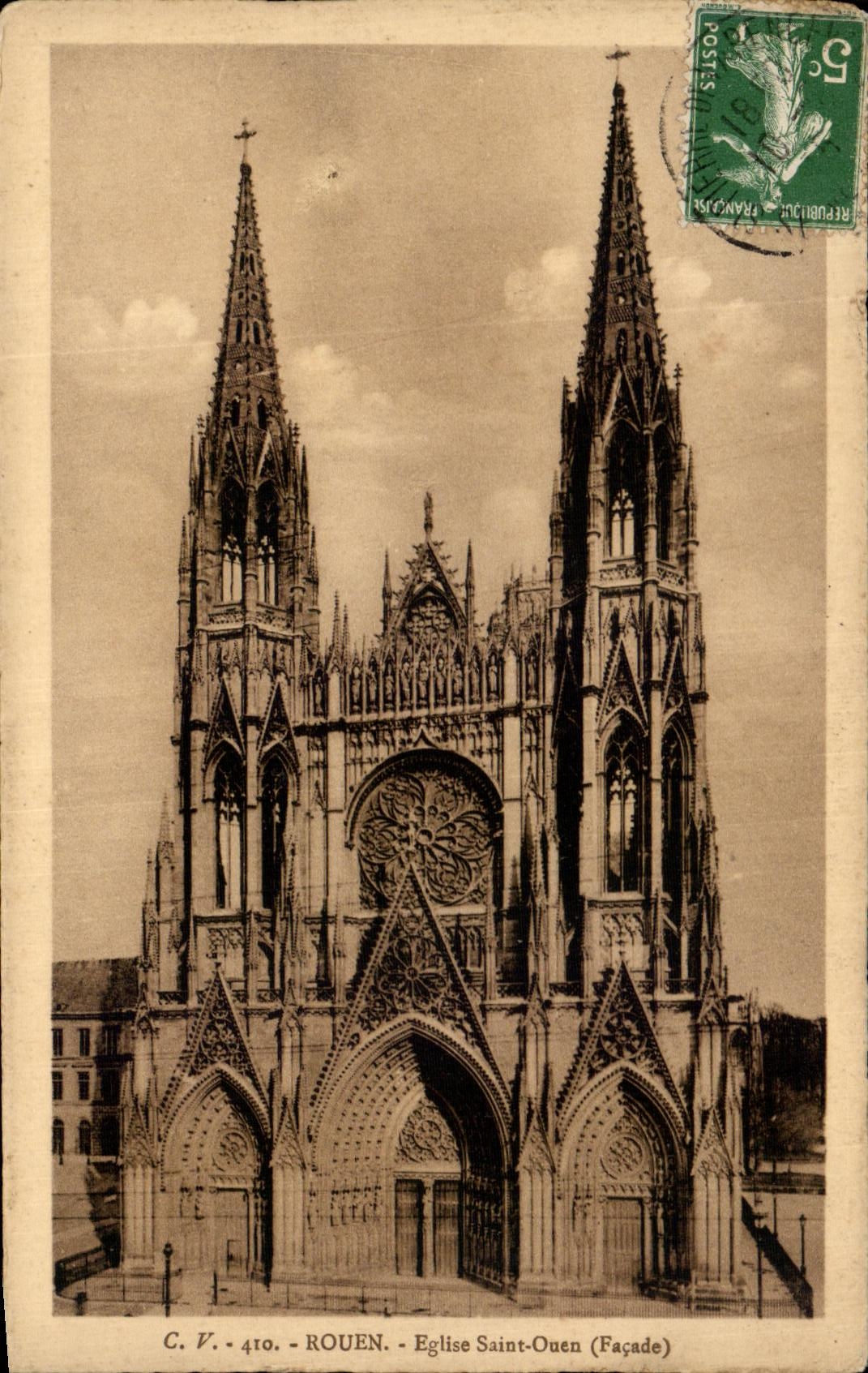 CPA Rouen Church Saint Ouen