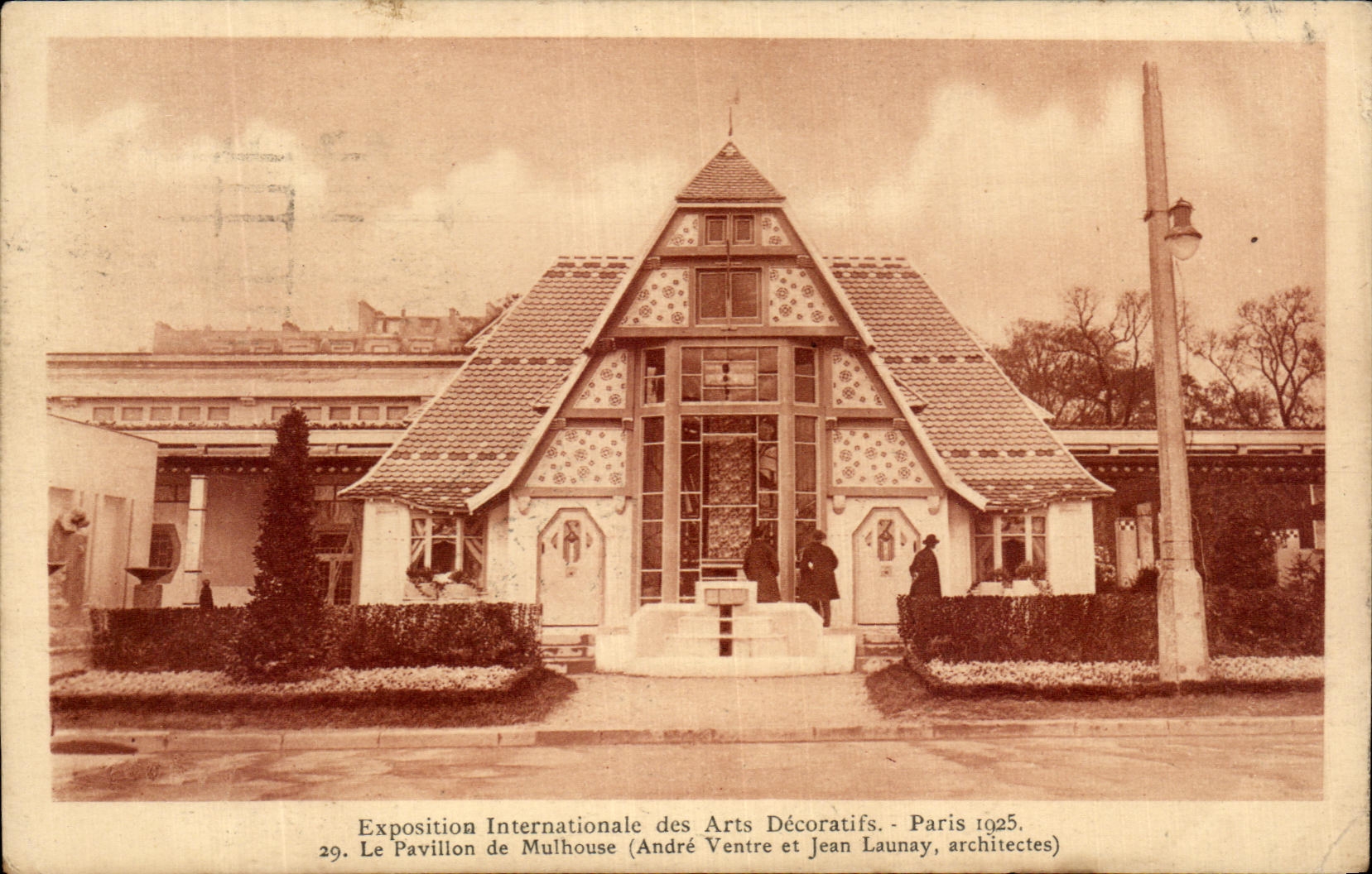 CPA Fair International Of Decorative Arts Paris the House Of Mulhouse 1925