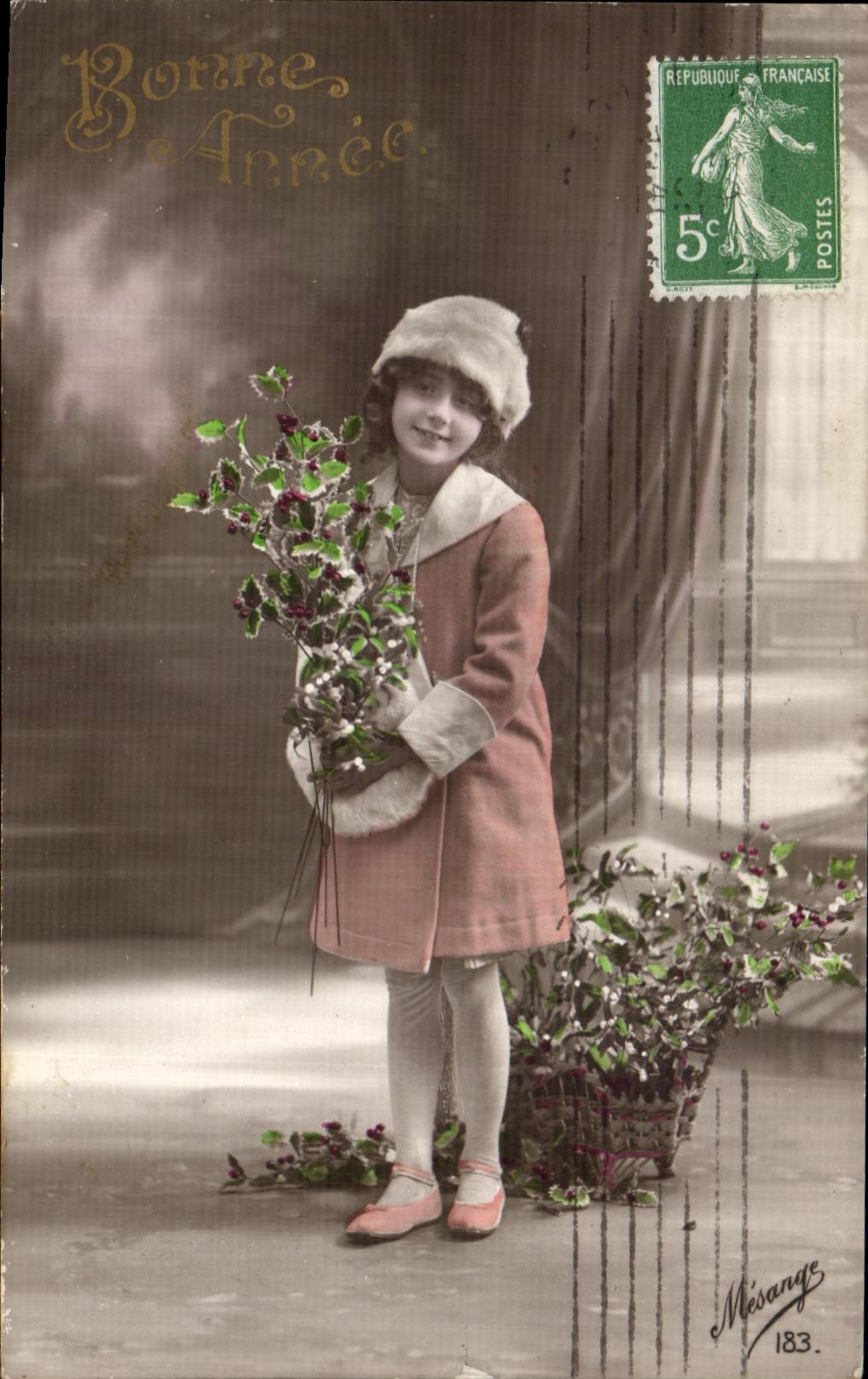 Muchacha del nino de la fantasia de CPA