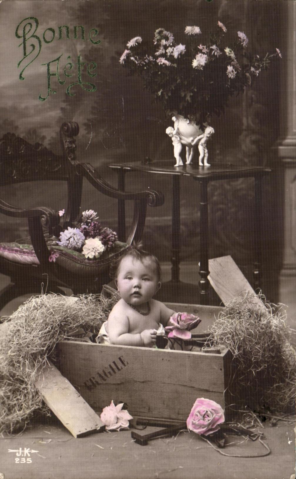 Bebe del nino de la fantasia de CPA