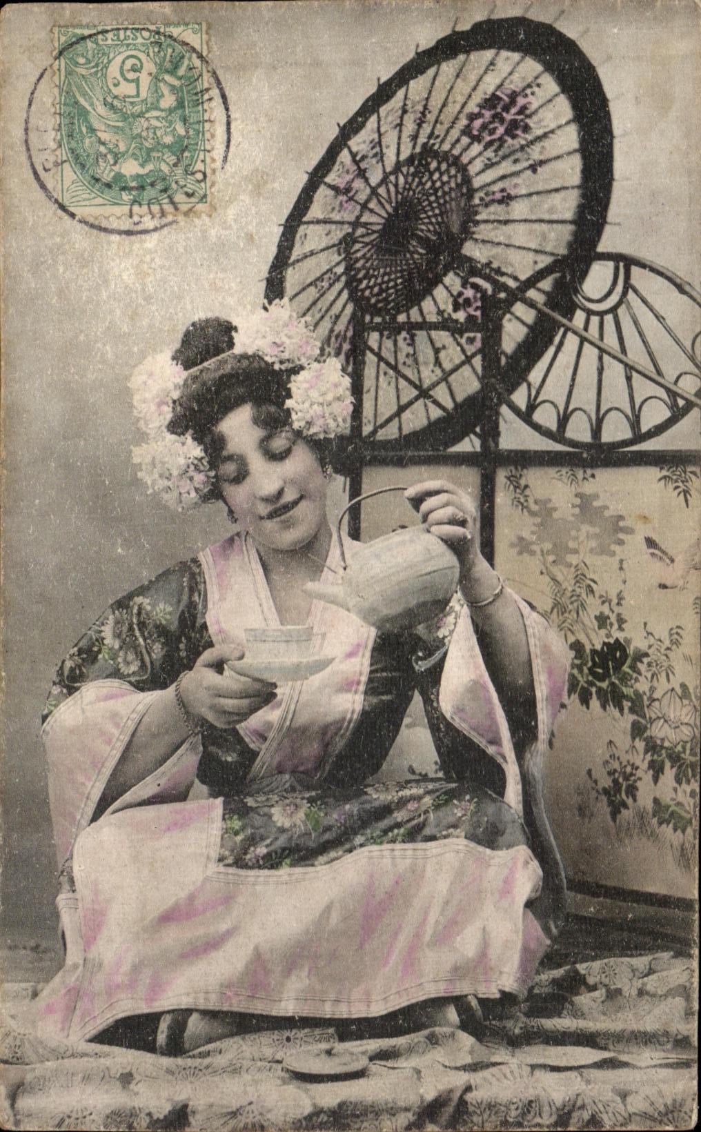 CPA standard Fantasy Woman Japonisant Japan