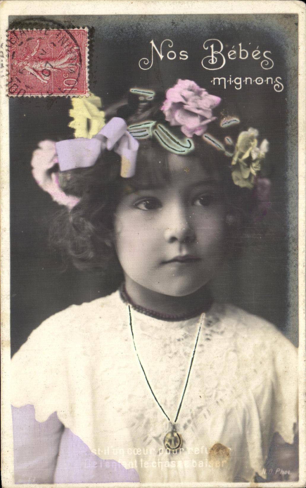 Nino de la fantasia de CPA nuestros bebes agradables