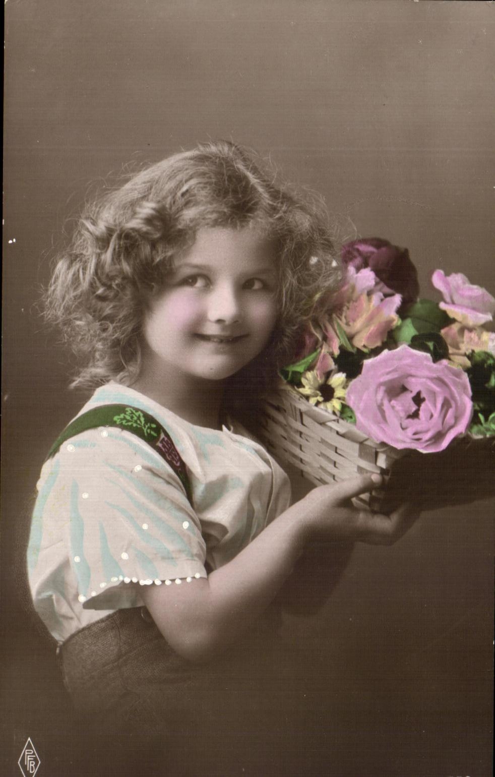 Muchacha del nino de la fantasia de CPA