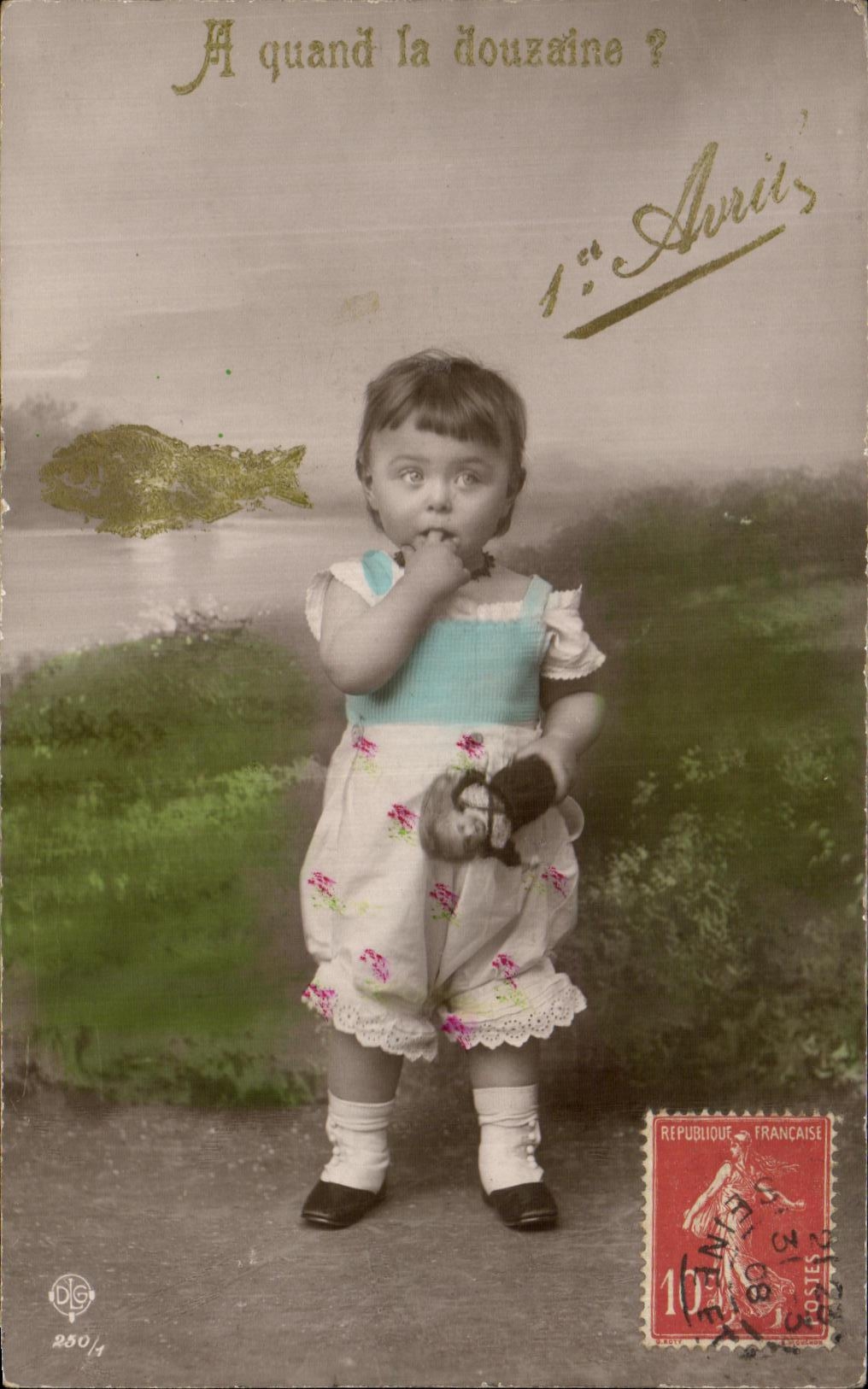 Marioneta del nino de la fantasia de CPA