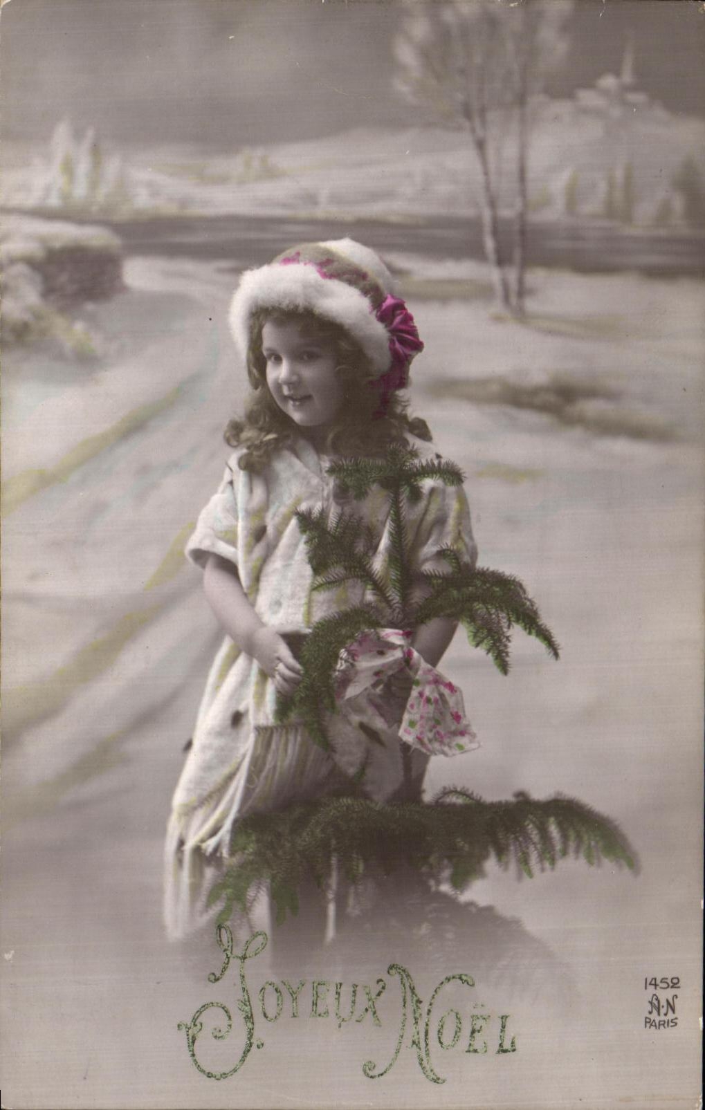 Feliz Navidad del nino de la fantasia de CPA