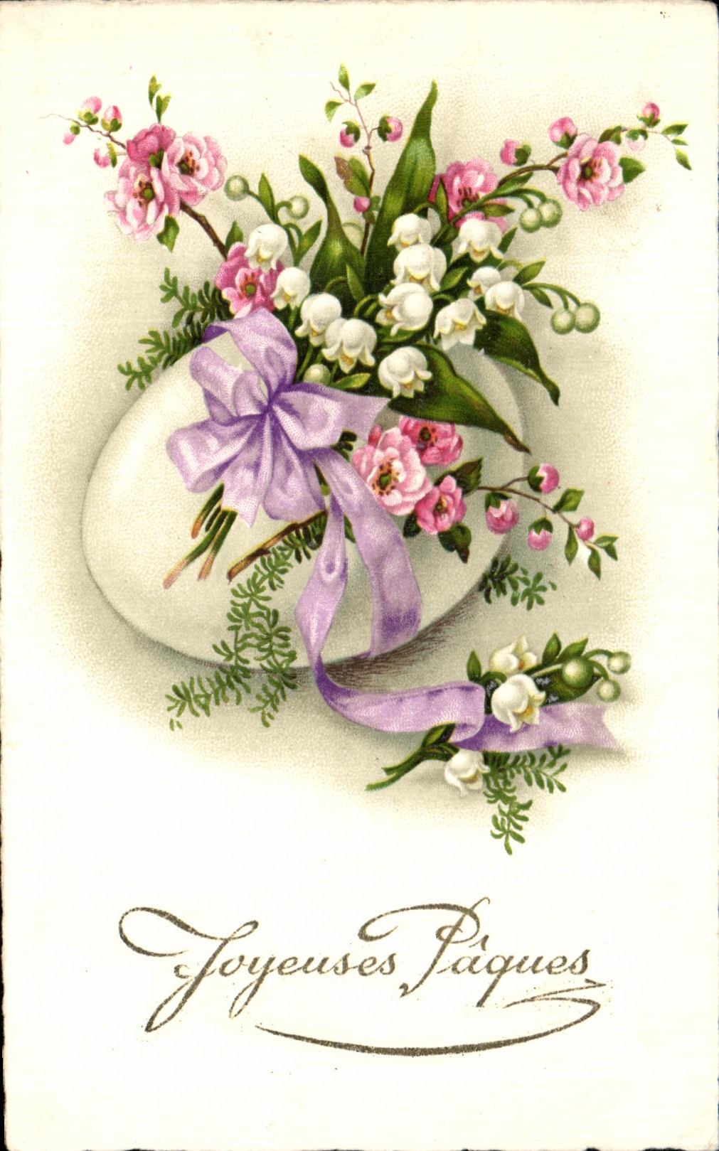 La fantasia de CPA florece el lirio de los valles de Pascua