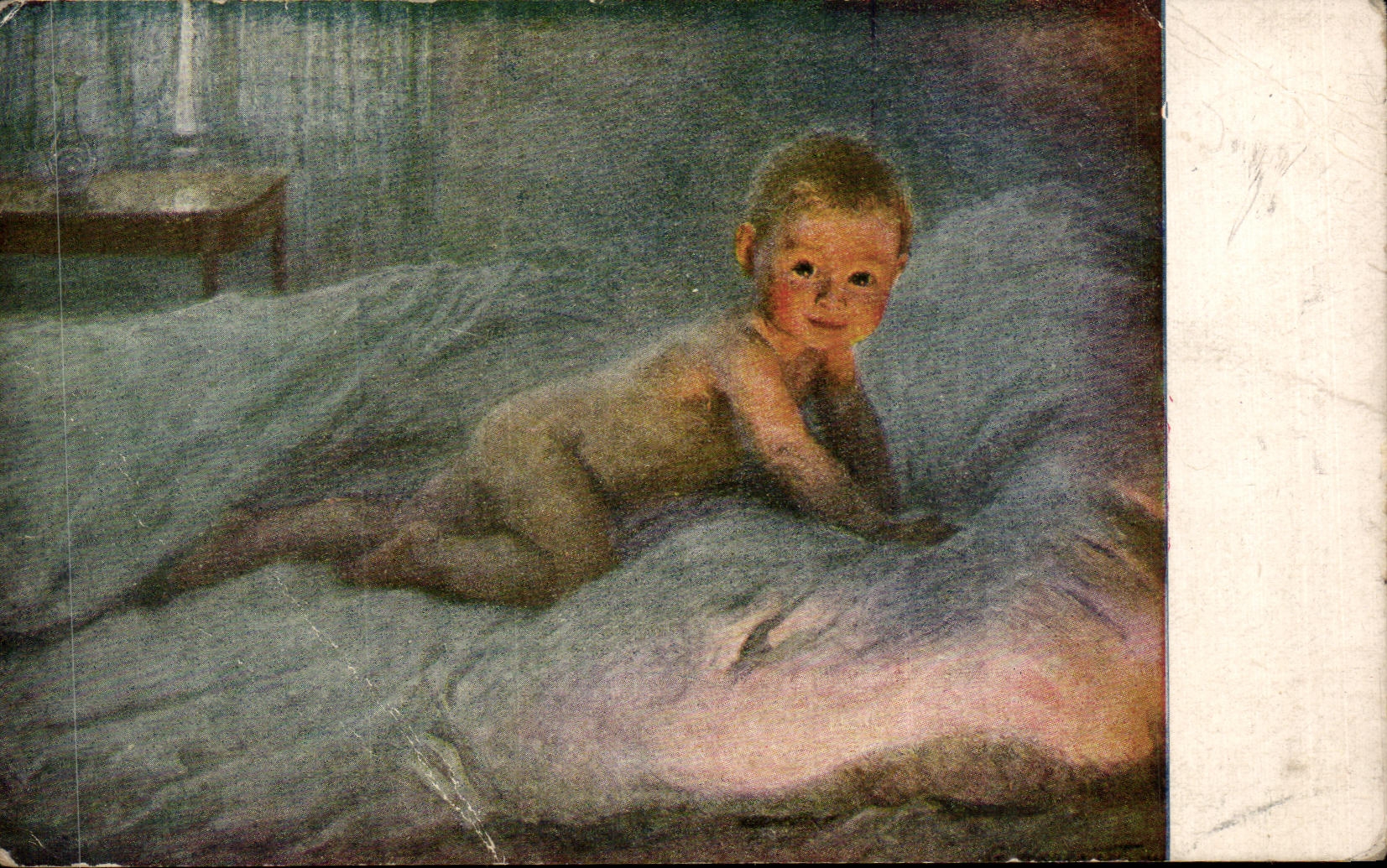 El nino de CPA Fantaisie Harcourt despierta