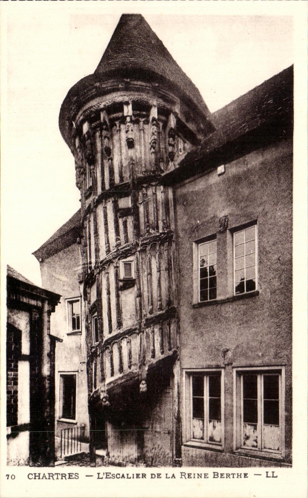 CPA Chartres the Staircase Of the Berthe Queen