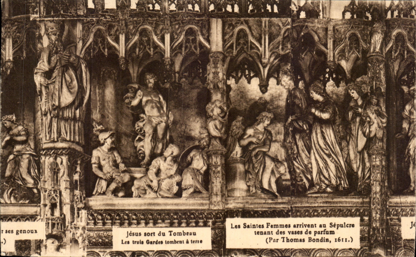 CPA Chartres Jesus leaves Tombesu