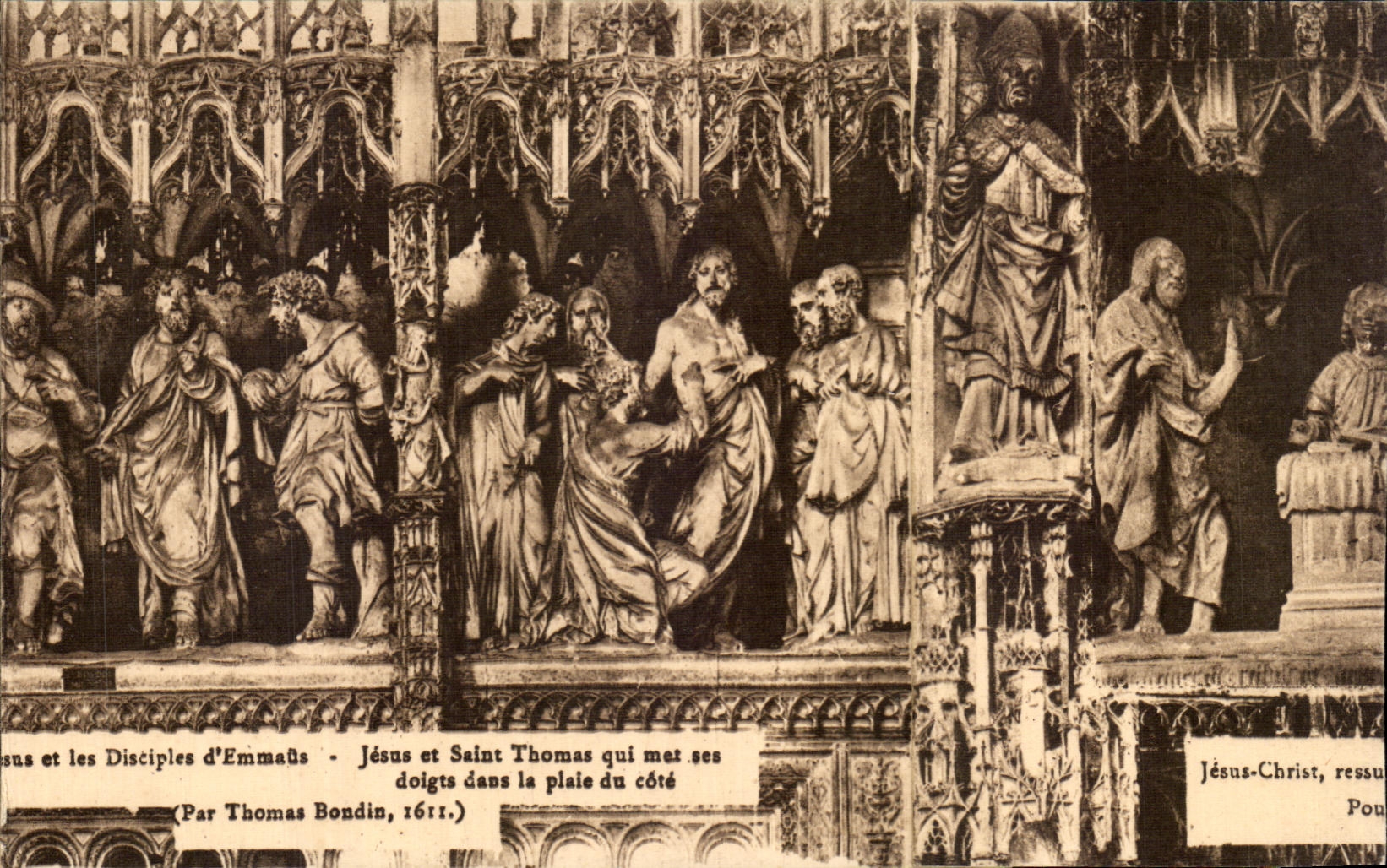 CPA Chartres Jesus and Saint Thomas