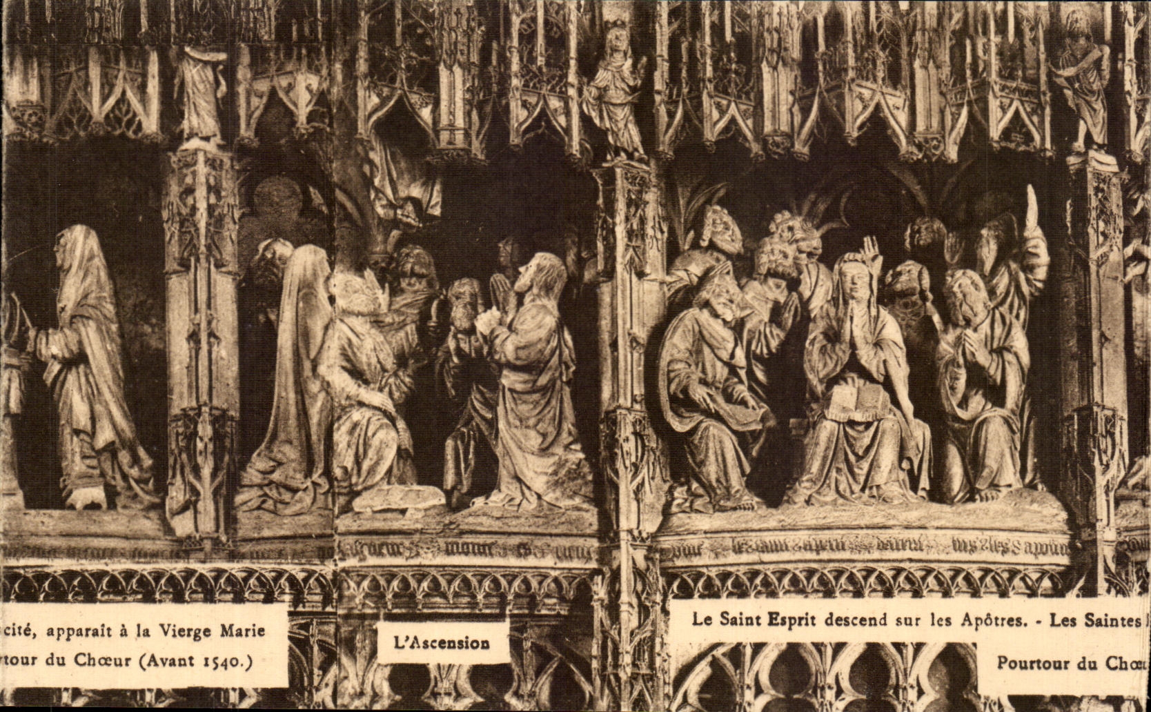 CPA Chartres the Climbing Saint the Spirit