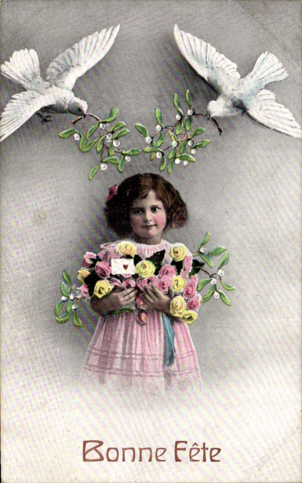 Festival de las palomas del nino de la fantasia de CPA buen