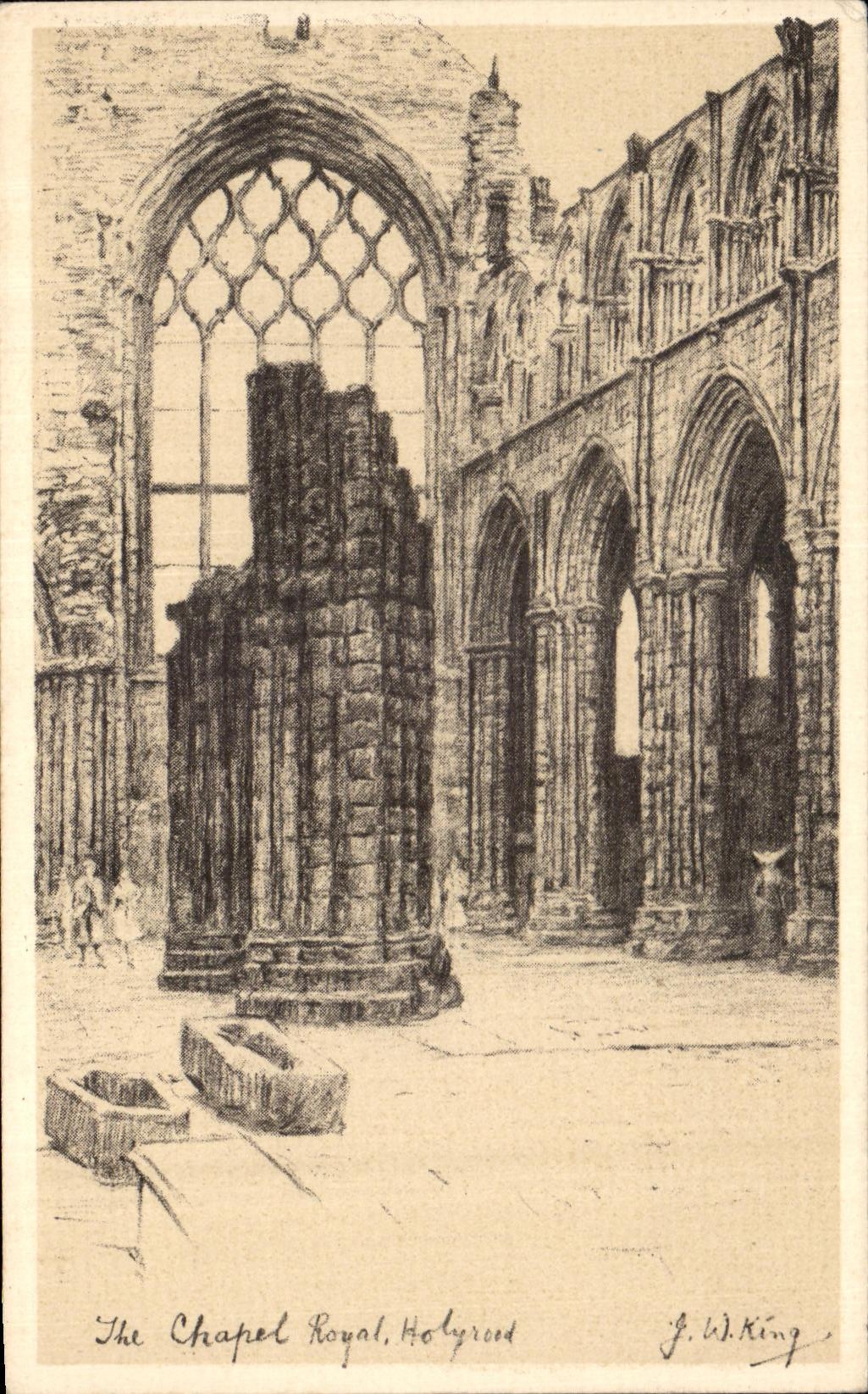 CPA la capilla real Holyrood