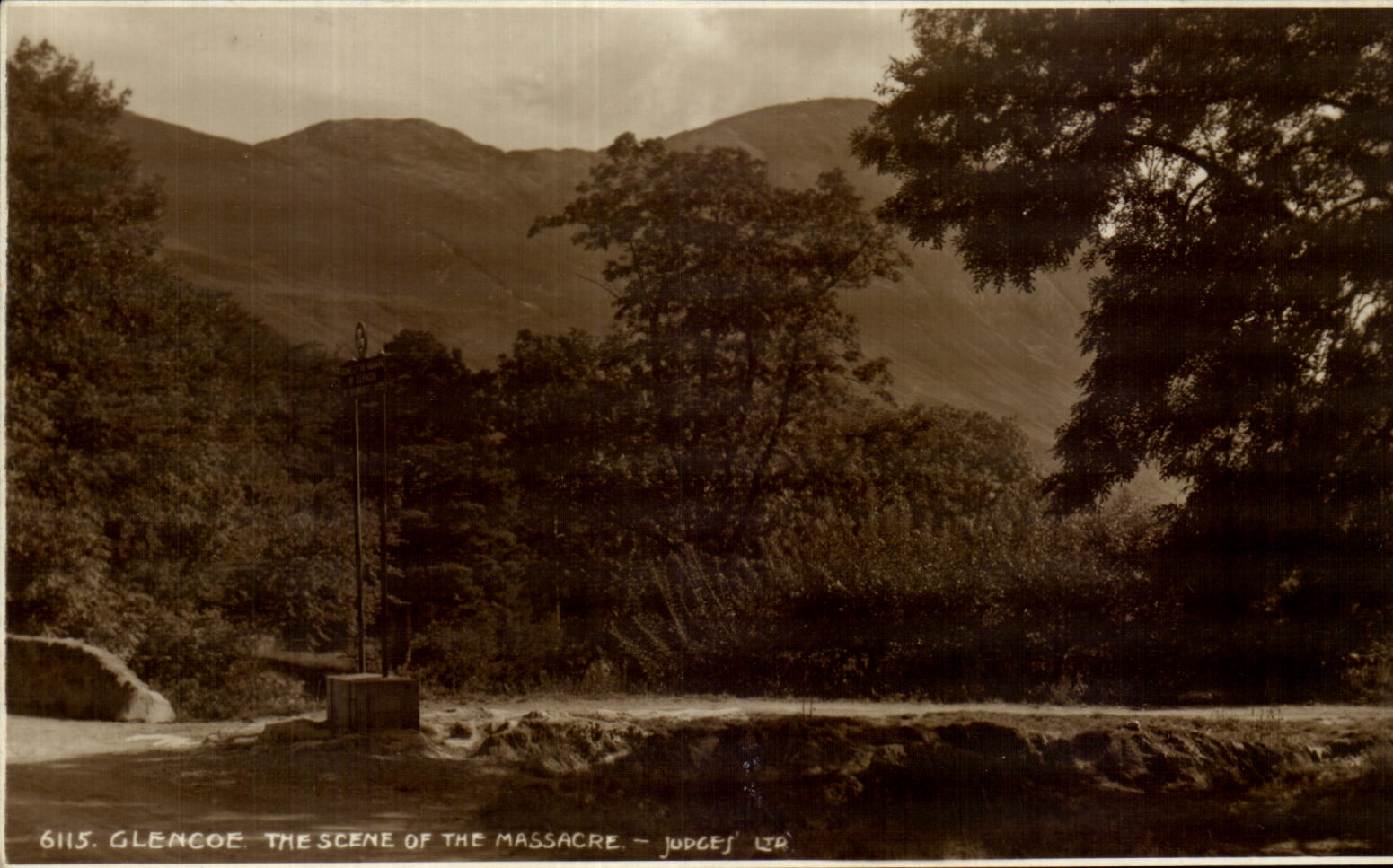 CPA Glencoe The scene off the Massacre