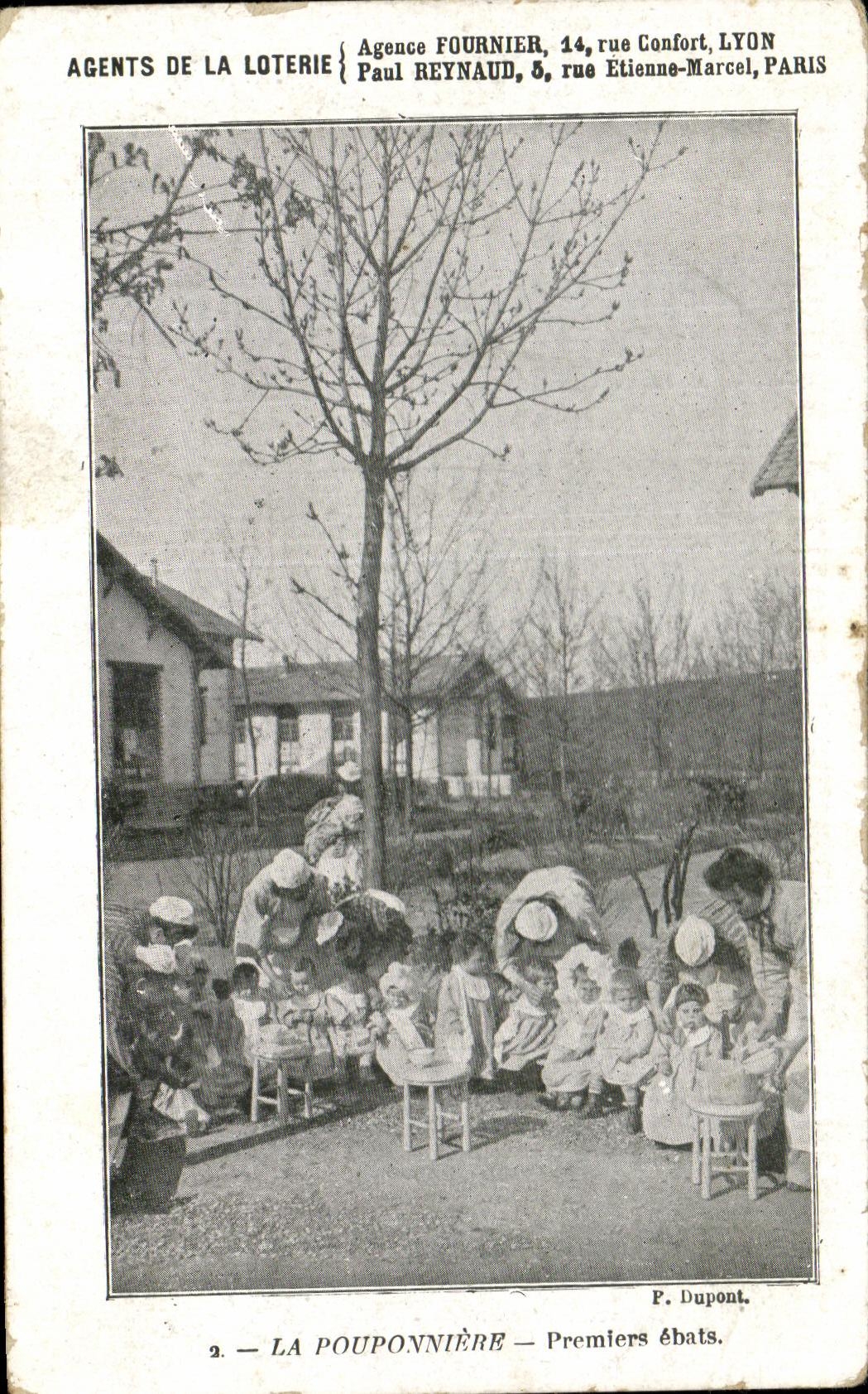 CPA Pouponniere el primer nino que se divierte