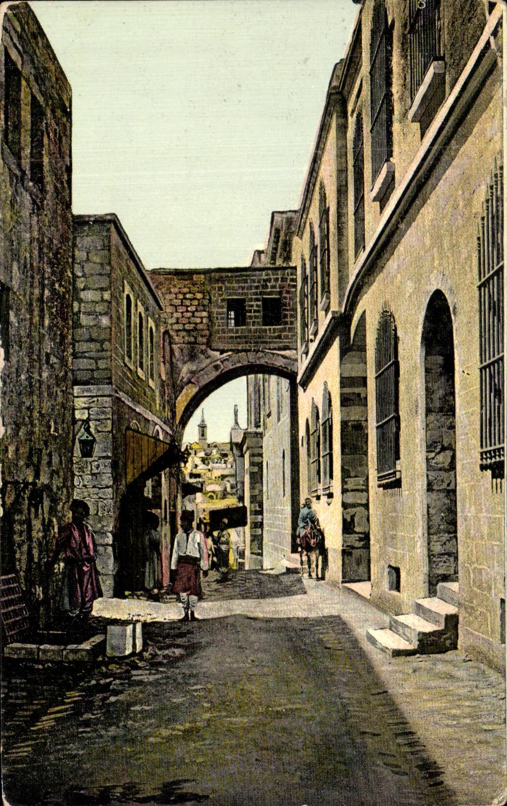 CPA Jerusalem arc Of Ecce Homo