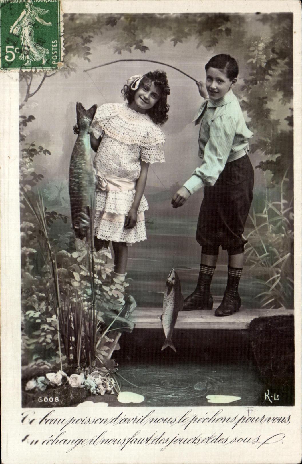 Ninos de Poisson de la fantasia de CPA