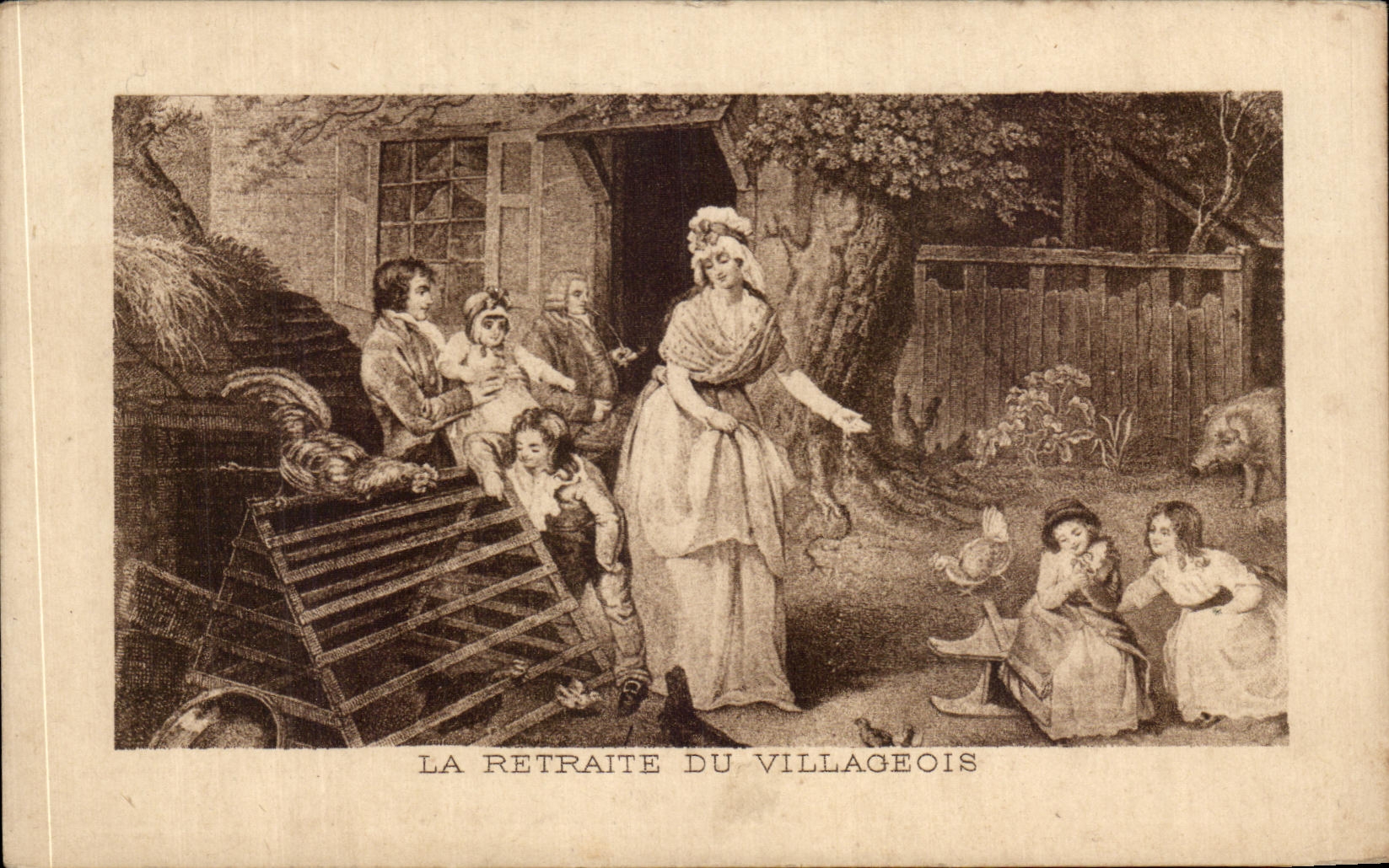 CPA La Retraite Du villageois