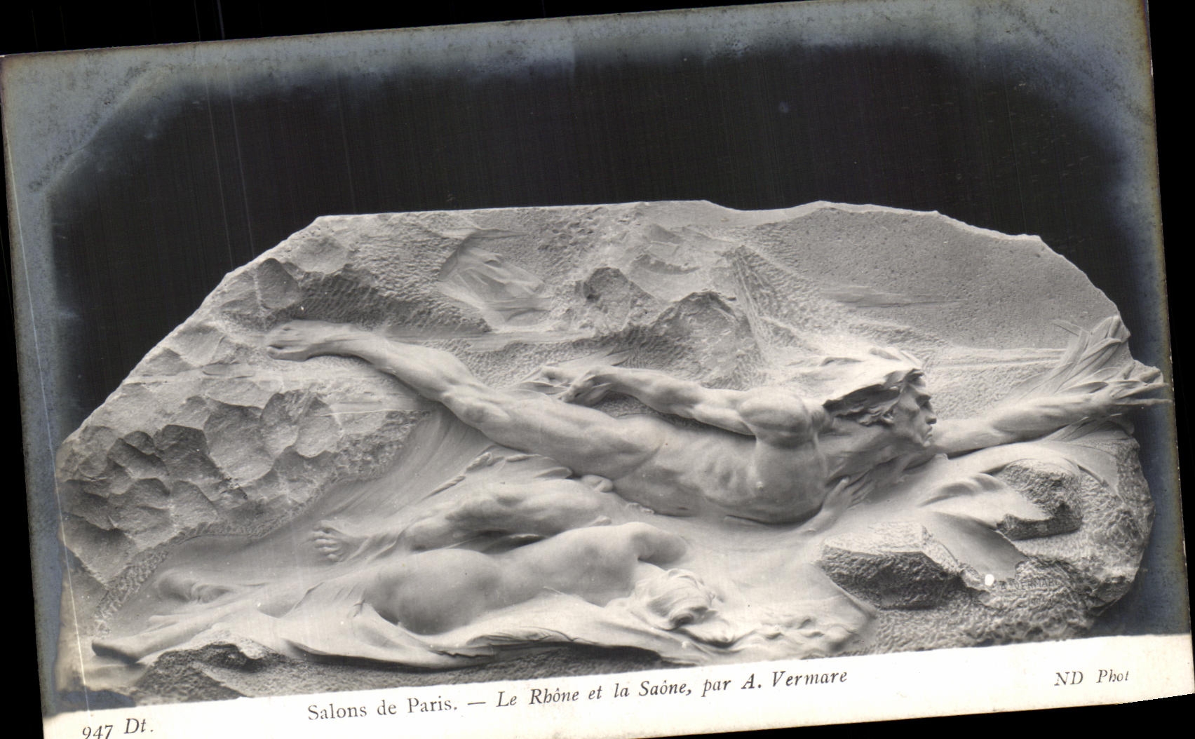 CPA Salons De Paris Le Rhone Et La Saone Par Vermare