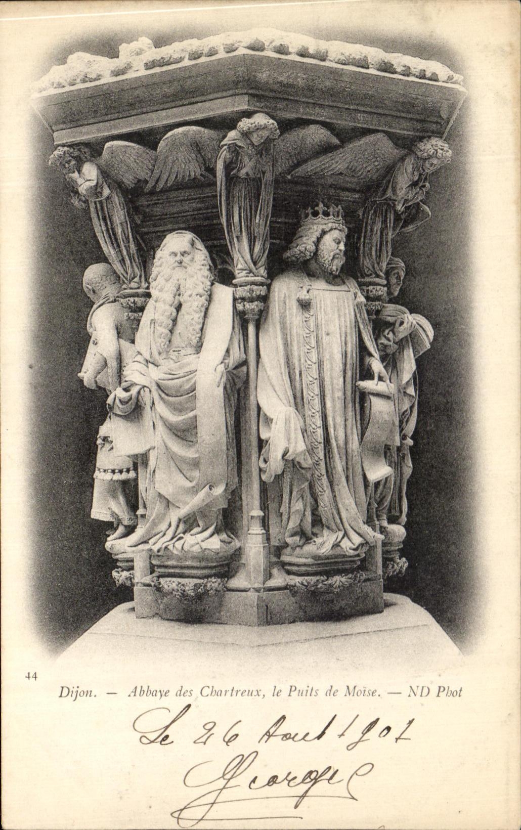 CPA Dijon Abbey Of Chartreaux the Well Of Brace