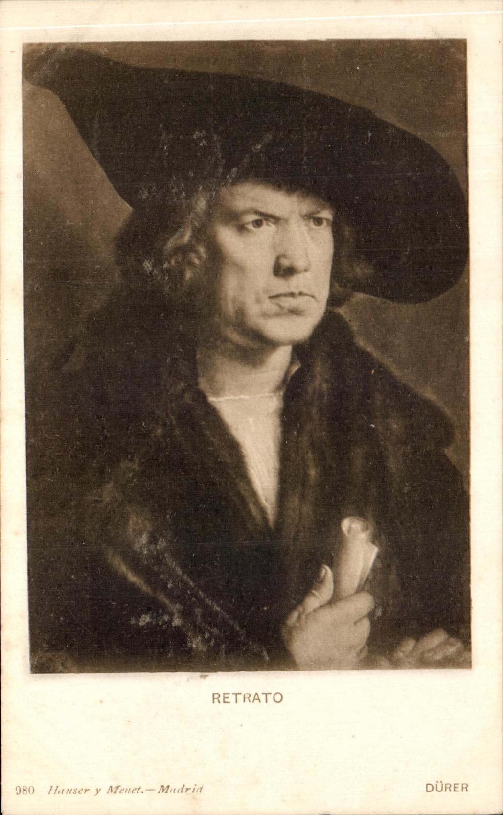 CPA Retrato Madrid To last