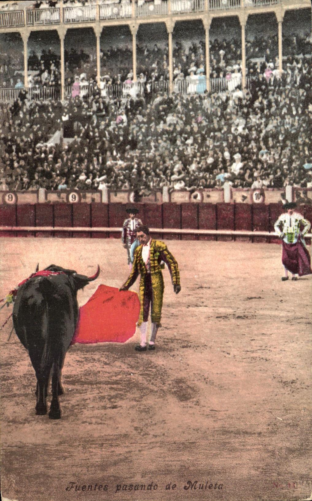 CPA Juentes pasando of Muleta Bullfight