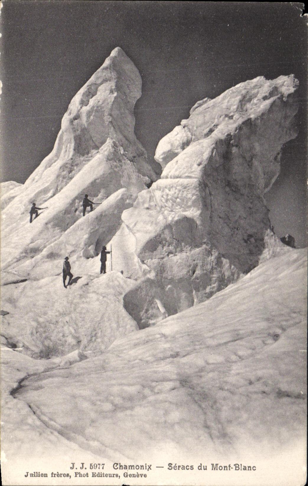 CPA Chamonix Seracs del alpinismo de Mont Blanc