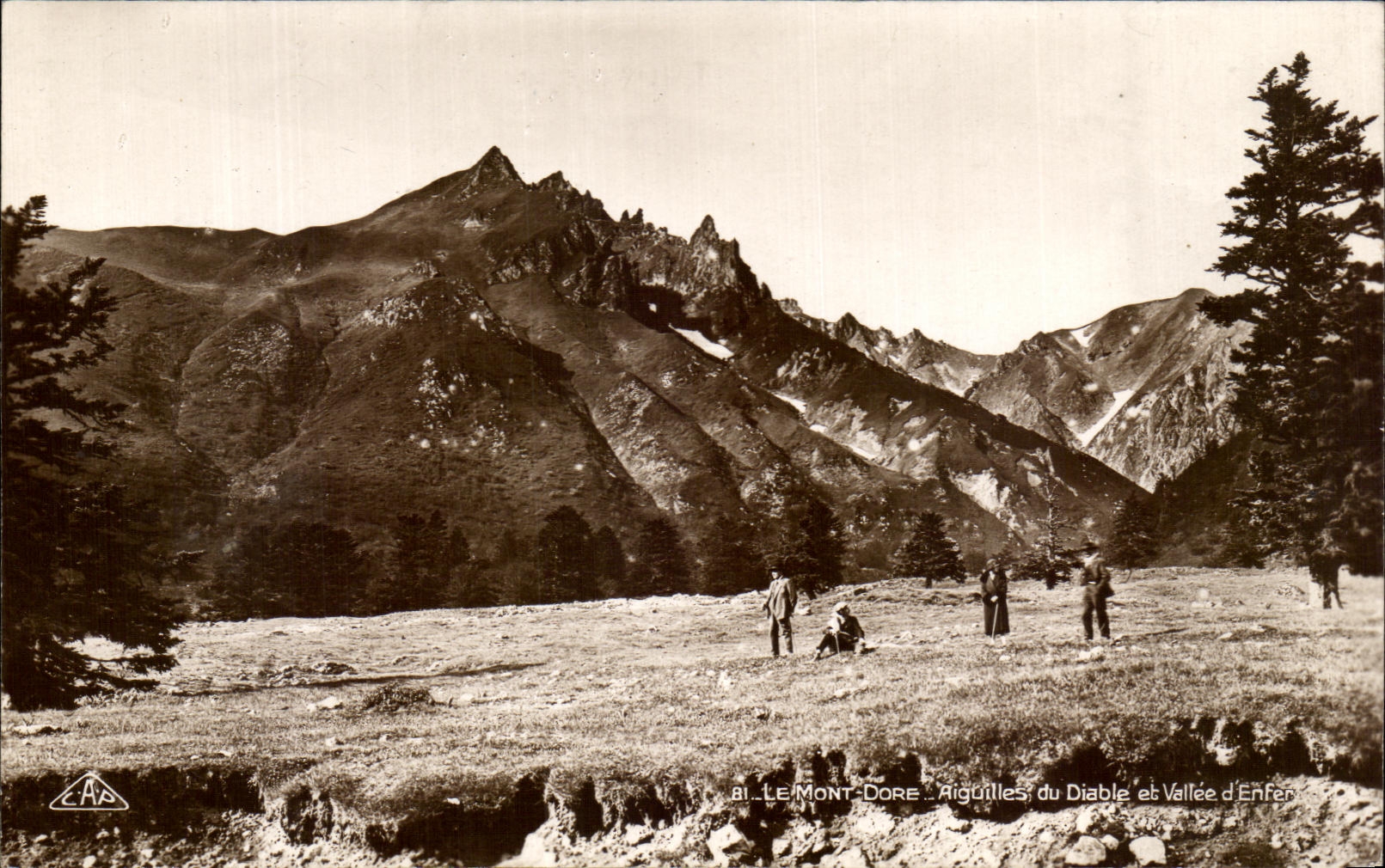 CPA the Mount Gilds Needles Of the Devil And Valley of Hell