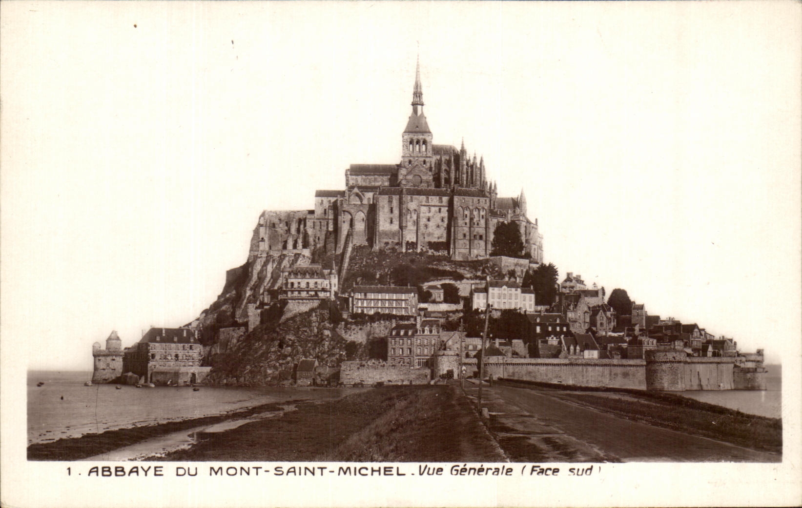 CPA Abbey Of Mont Saint Michel View
