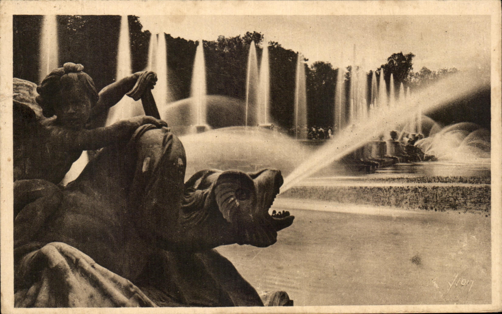 CPA Versailles Bassin De Neptune