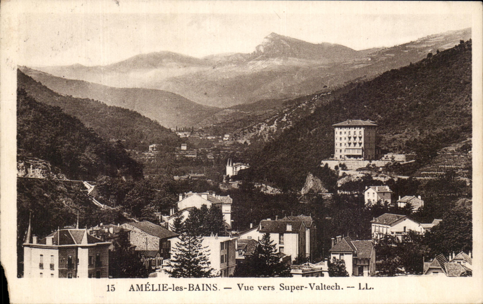 CPA Amelie Les Bains Seen Towards Super Valtech