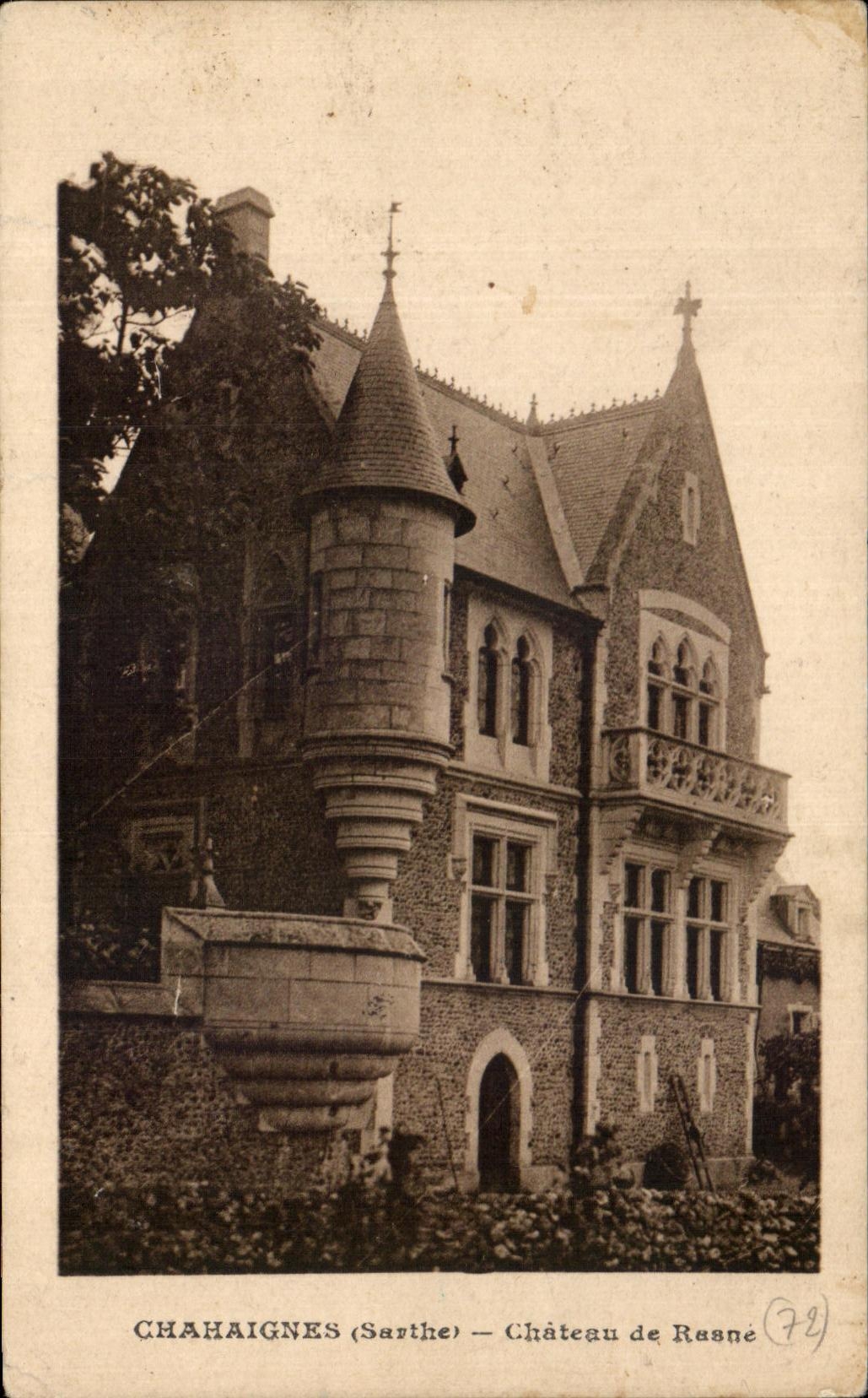 CPA Chahaignes Castle of Rasne