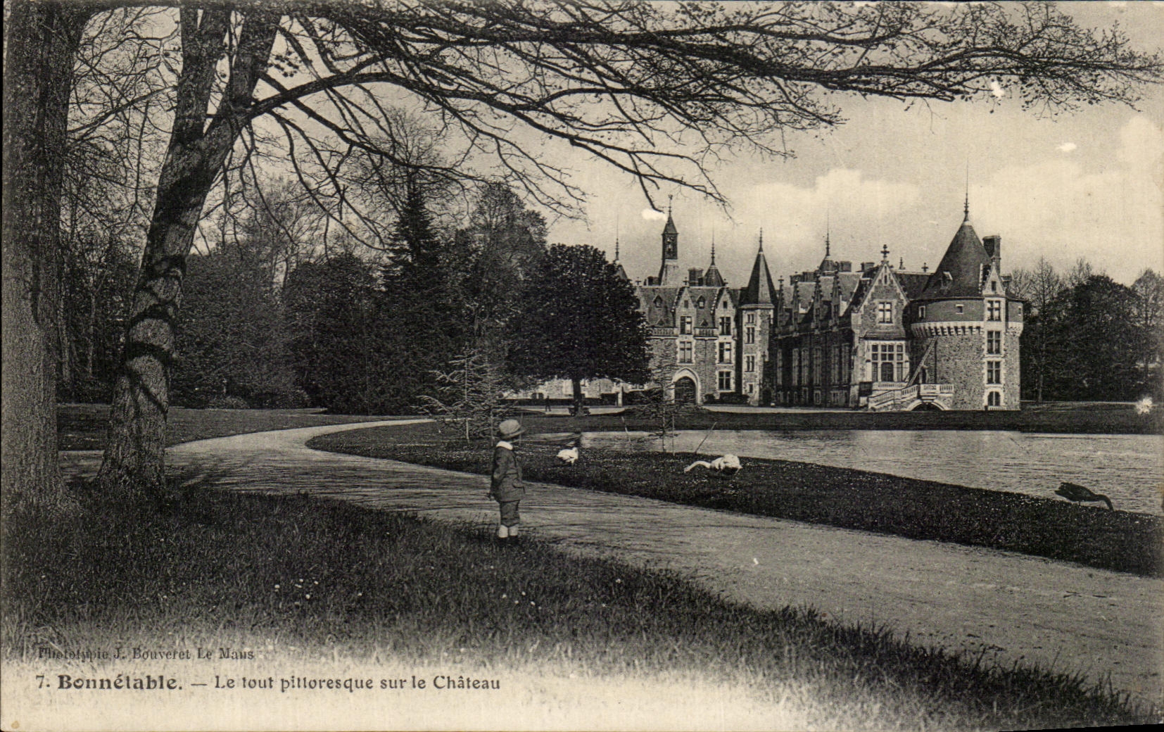 CPA Bonnetable the Picturesque Whole On the Castle