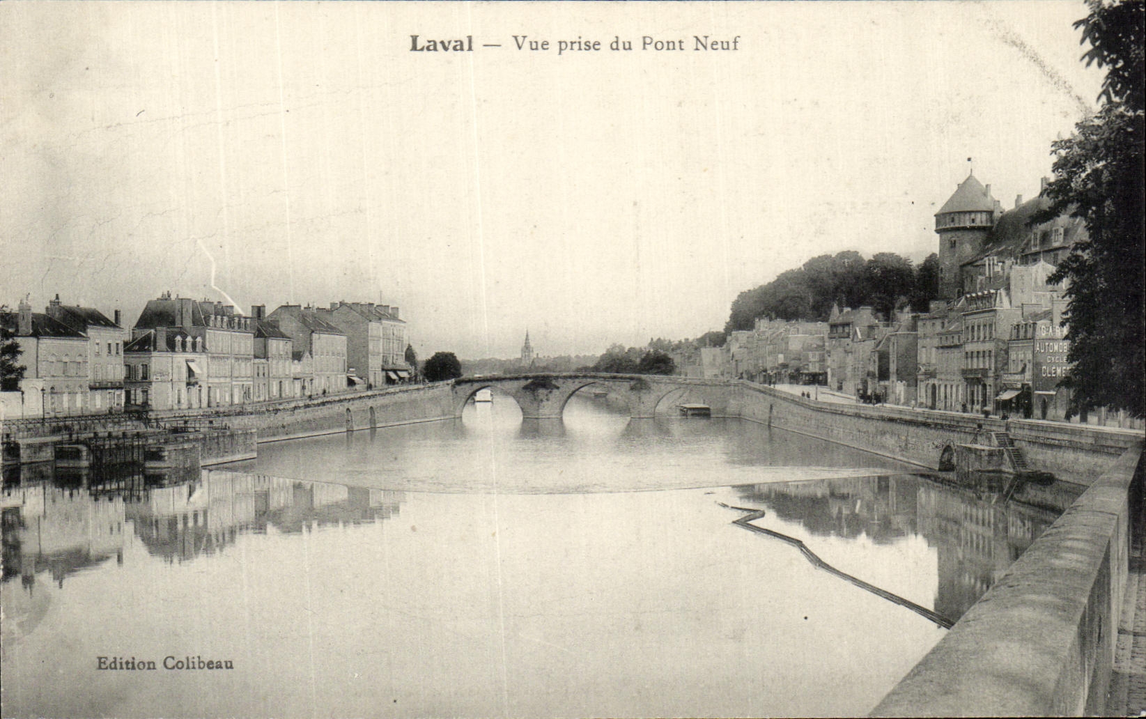 CPA Laval visto del nuevo puente