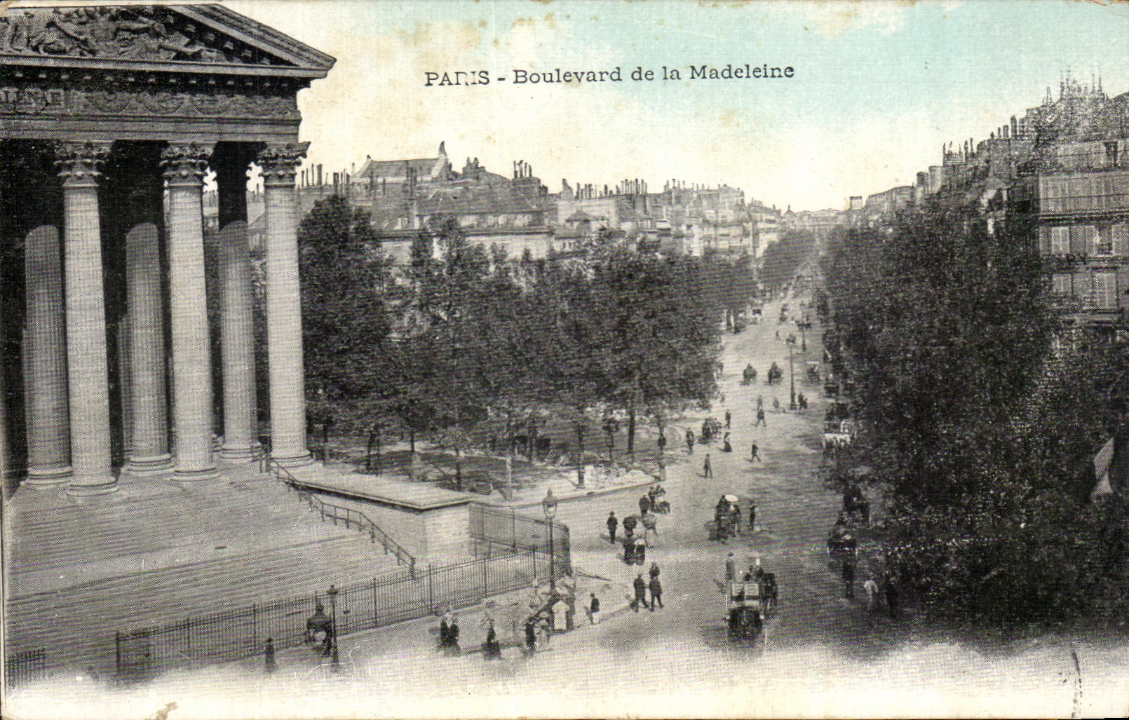CPA Paris Boulevard of the Madeleine