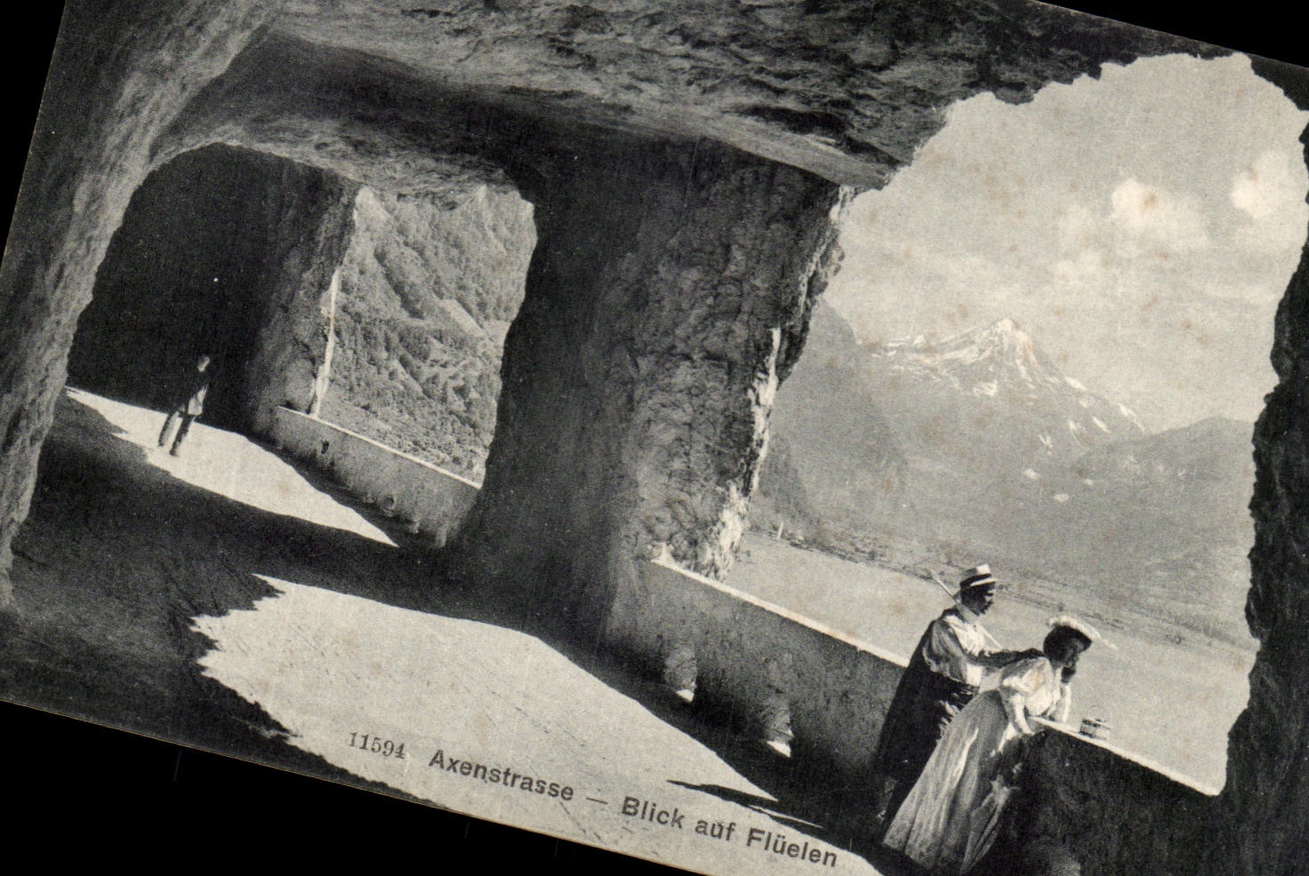 CPA Axenstrasse Blick Auf Fluelen suisse