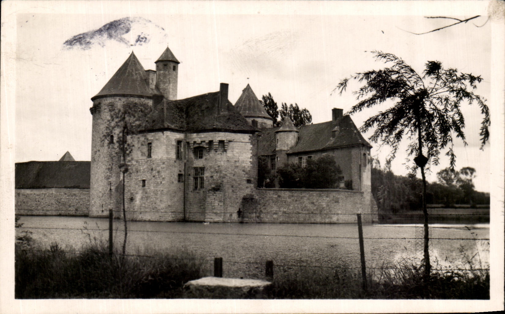 CPA Chateau D'Ohlain Par Houdain