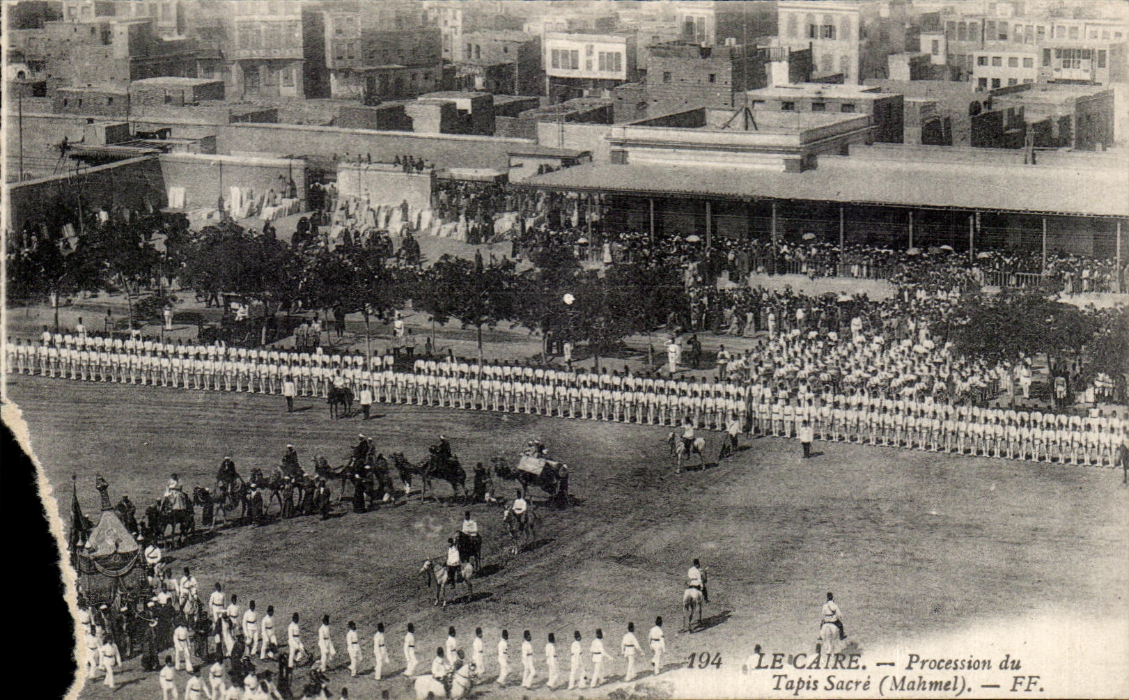 CPA Le Caire Procession Du Tapis Sacre Mahmel Egypte