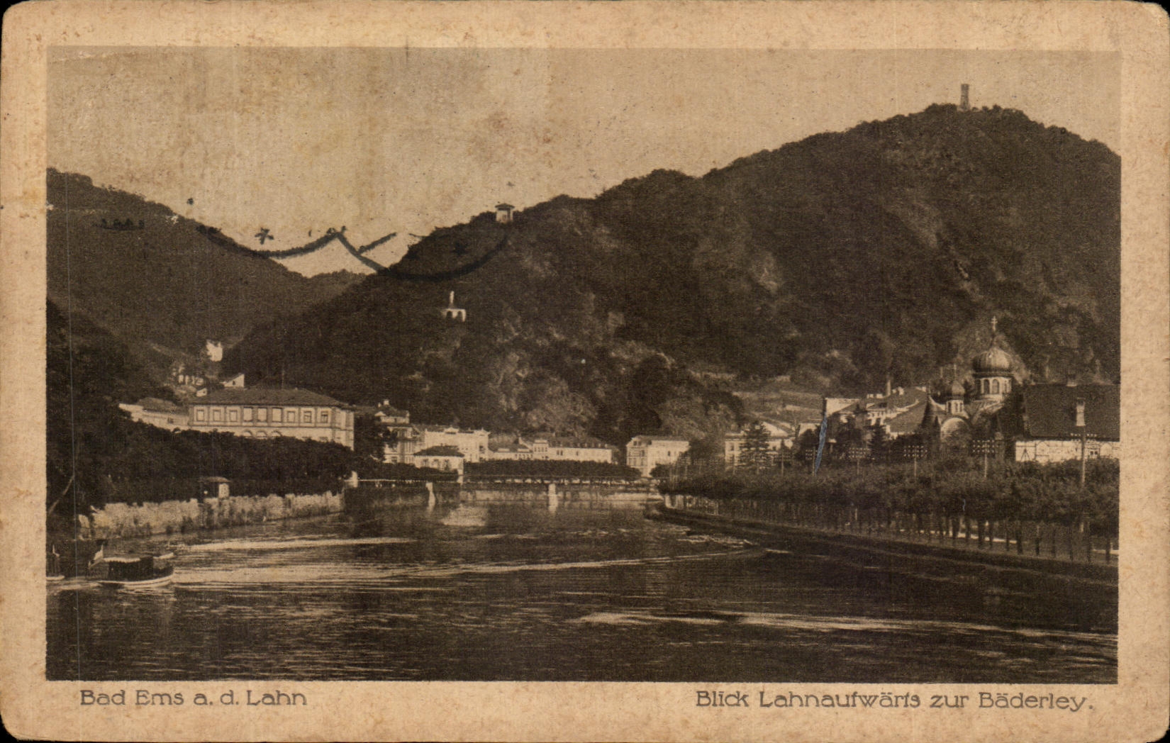 CPA Bad Ems a d Lahn Blick Lahnaufwarts Zur Baderley