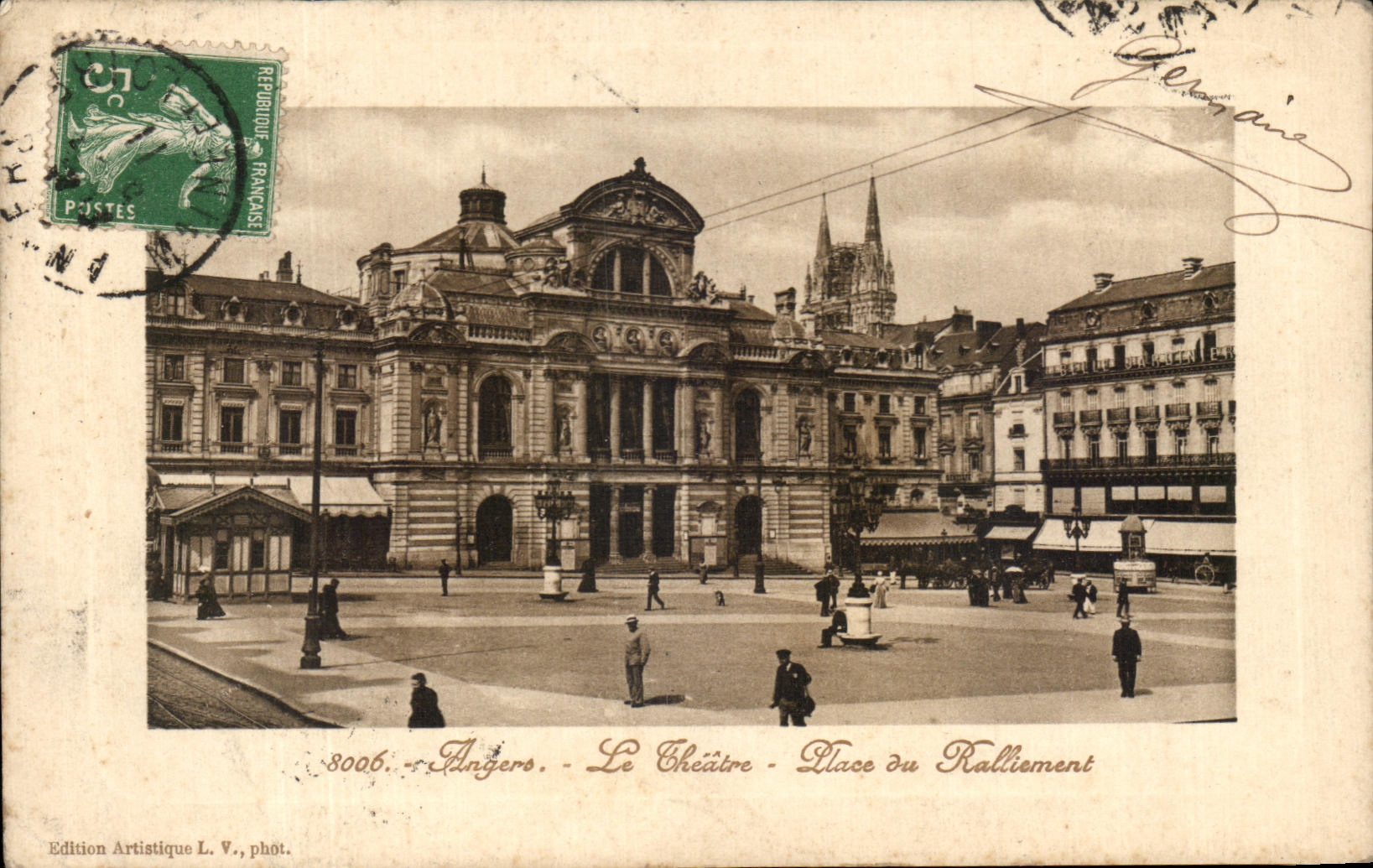 CPA encoleriza la reunion de los lugares de Chatelet