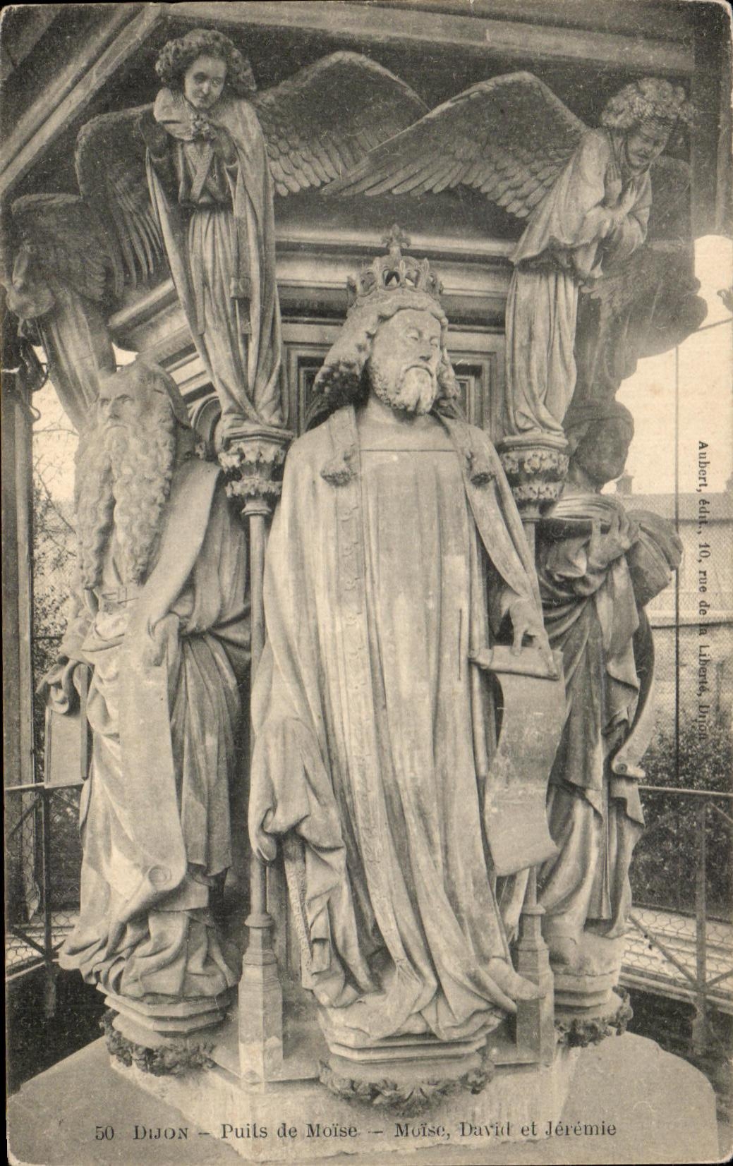 CPA Dijon Well of Brace Muise Davat and Jeremie