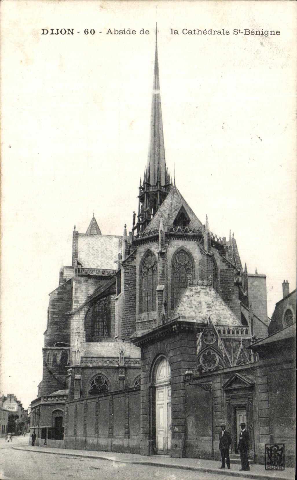 CPA Dijon Apse Of the Benign Cathedral St