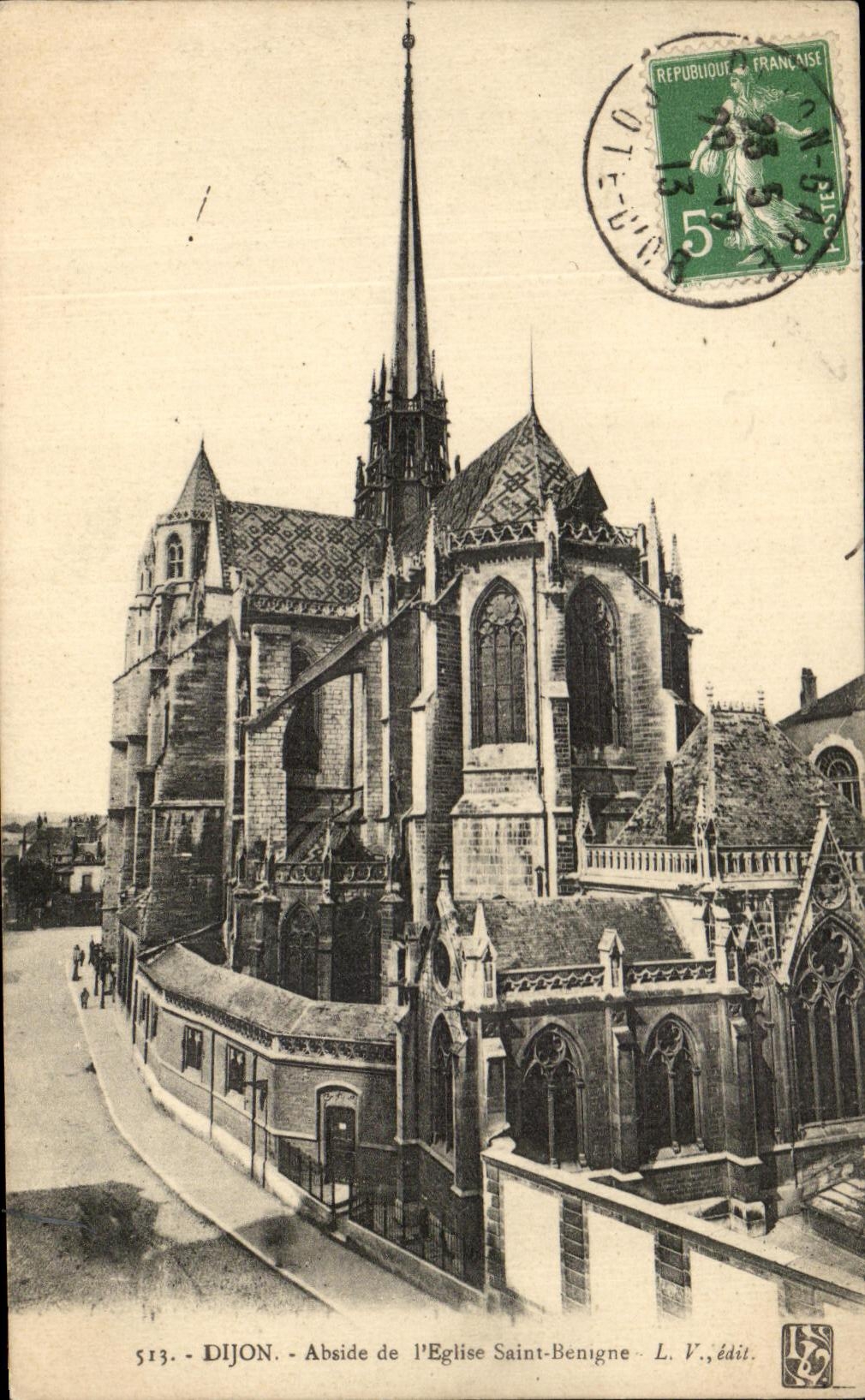 CPA Dijon Apse Of the Church Saint Benign