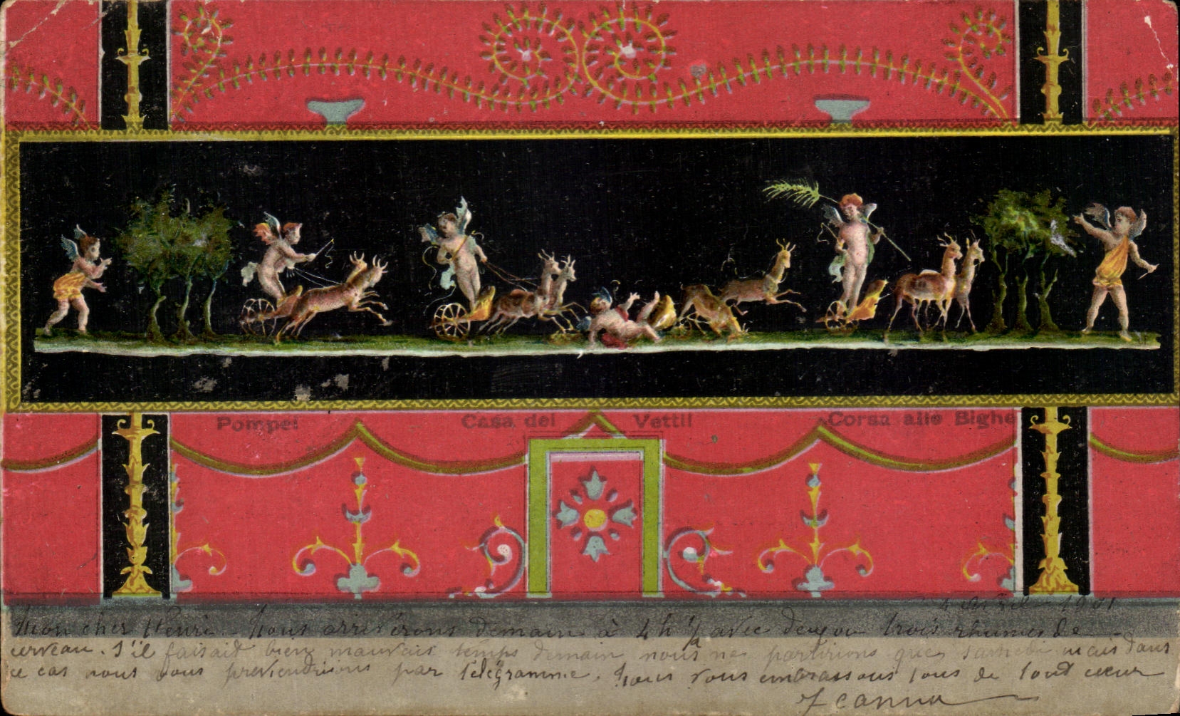 CPA pompei Box del Vettil Hinds Angels