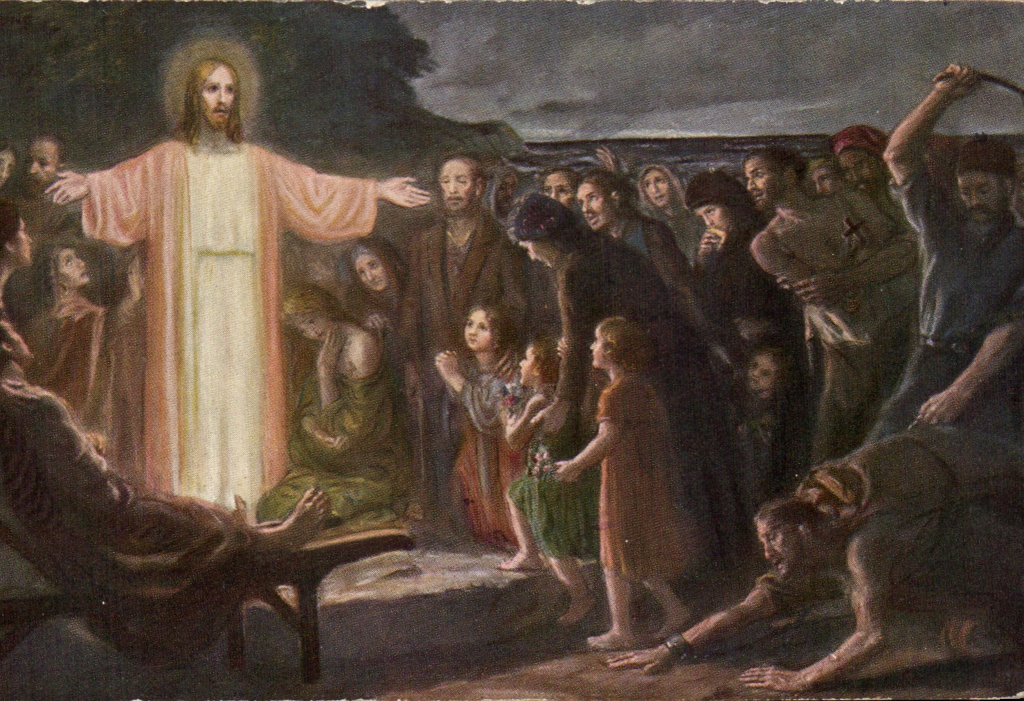 CPA Fantaisie Christ 
