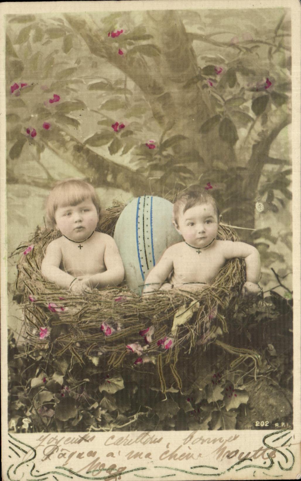 CPA Fantasy Children eggs