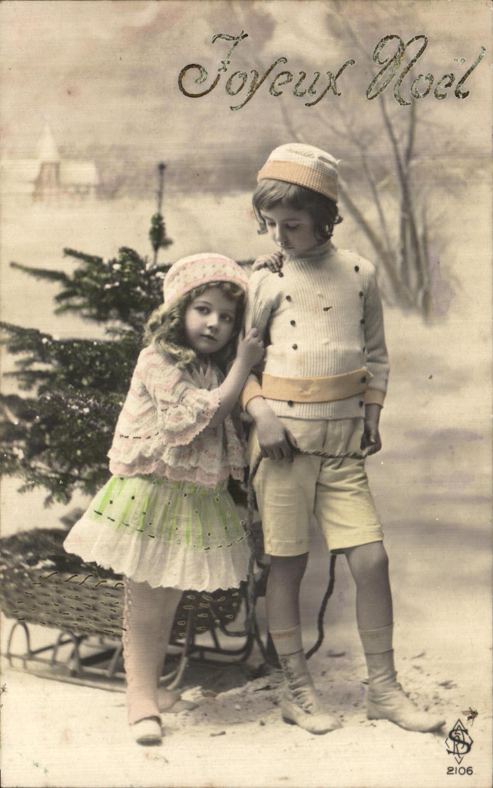 CPA Fantaisie Enfants Noel 