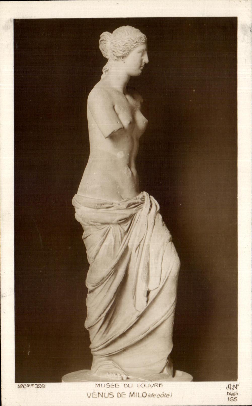 El museo de CPA del Louvre Paris viene de Milo