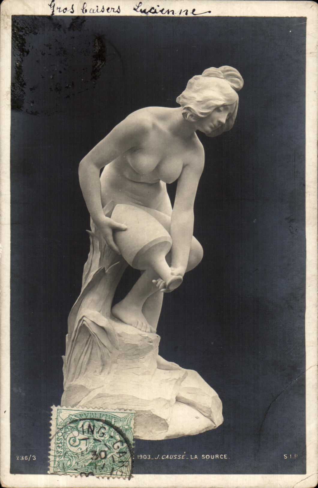 Sala de estar de CPA Causse 1903 la fuente