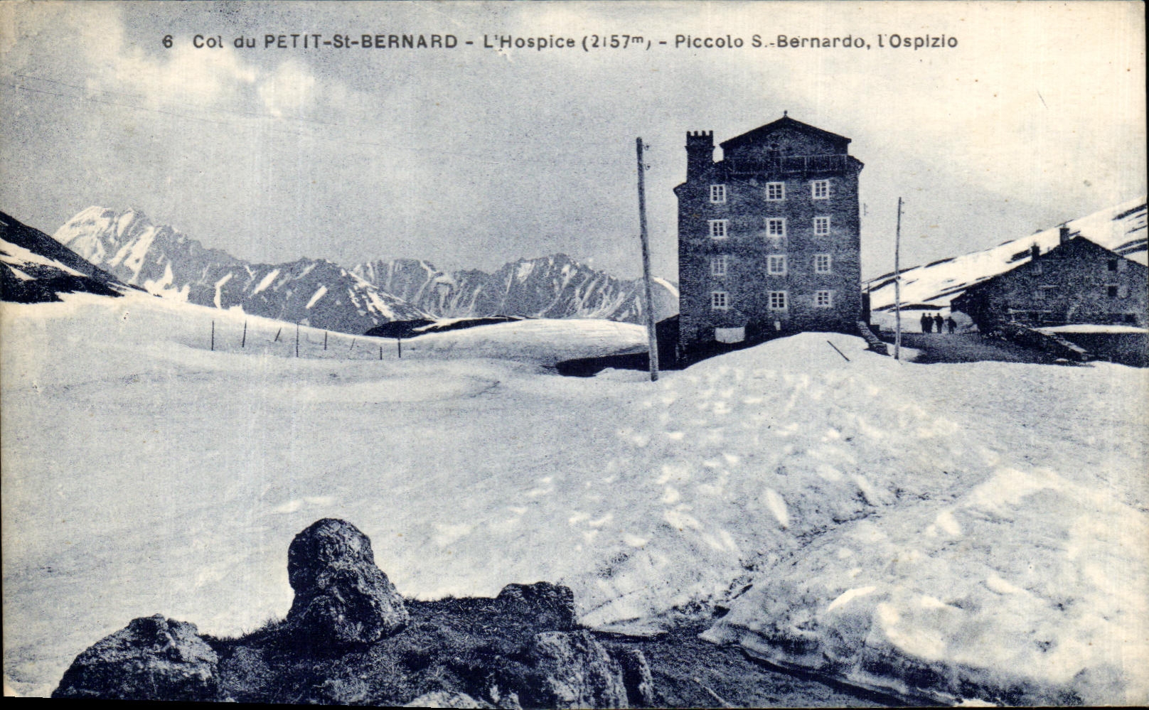 CPA Cot of Small St Bernand the Old people's home Piccolo Bernardo Ospizio